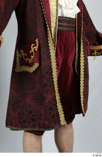  Photos Man in Historical Dress 40 18th century historical clothing lower body red gold and jacket 0001.jpg